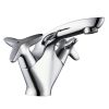 Just Taps Plus Space Mono Basin Mixer Without Pop Up Waste