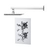 Abacus Emotion Thermostatic Cross Shower & Square Overhead