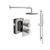 Abacus Shower Pack 2 - Round - Chrome 