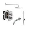 Abacus Shower Pack 5 - Round - Chrome