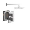 Abacus  Shower Pack 1 - Square - Chrome