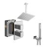 Abacus  Shower Pack 4 - Square - Chrome