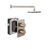 Abacus Shower Pack 1 - Round - Brushed Nickel