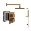 Abacus Shower Pack 2 - Square - Brushed Bronze