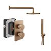 Abacus Shower Pack 3 - Iso Pro - Brushed Bronze