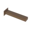 Abacus Plan Wall Mounted Bath Spout Brushed Bronze