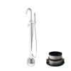 Abacus Iso Bath Shower Mixer Freestanding Chrome