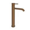 Abacus Iso Tall Mono Basin Mixer Brushed Bronze
