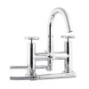 Abacus Xs Deck Bath Mixer With Shower Chrome
