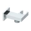 Abacus Emotion Square Wall Outlet & Holder Chrome