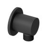 Abacus Emotion Round Wall Outlet Matt Black