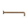 Abacus Emotion Round Fixed Wall Arm 380Mm Brushed Bronze