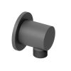 Abacus Emotion Round Wall Outlet Matt Anthracite