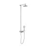 Just Taps Thermostatic Rail with Overhead /and multifunction hand shower
