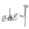 Just Taps Topmix deck mounted bath and shower mixer with kit