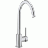 Crosswater Cucina Tropic Side Lever Brushed Stainless Steel Sink Mixer Tap - Brushed Stainless Steel