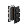 Abacus Ez Box 2.0 Thermostatic Shower Valve 3 Outlet 2 Matt Black Square Handles