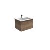 Saneux UNI 60cm 1 drawer wall mounted unit – English Oak