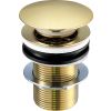 Just Taps VOS Brushed Brass Basin Waste  Unslotted