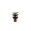 Saneux Clicker Waste – Unslotted – Brushed Brass