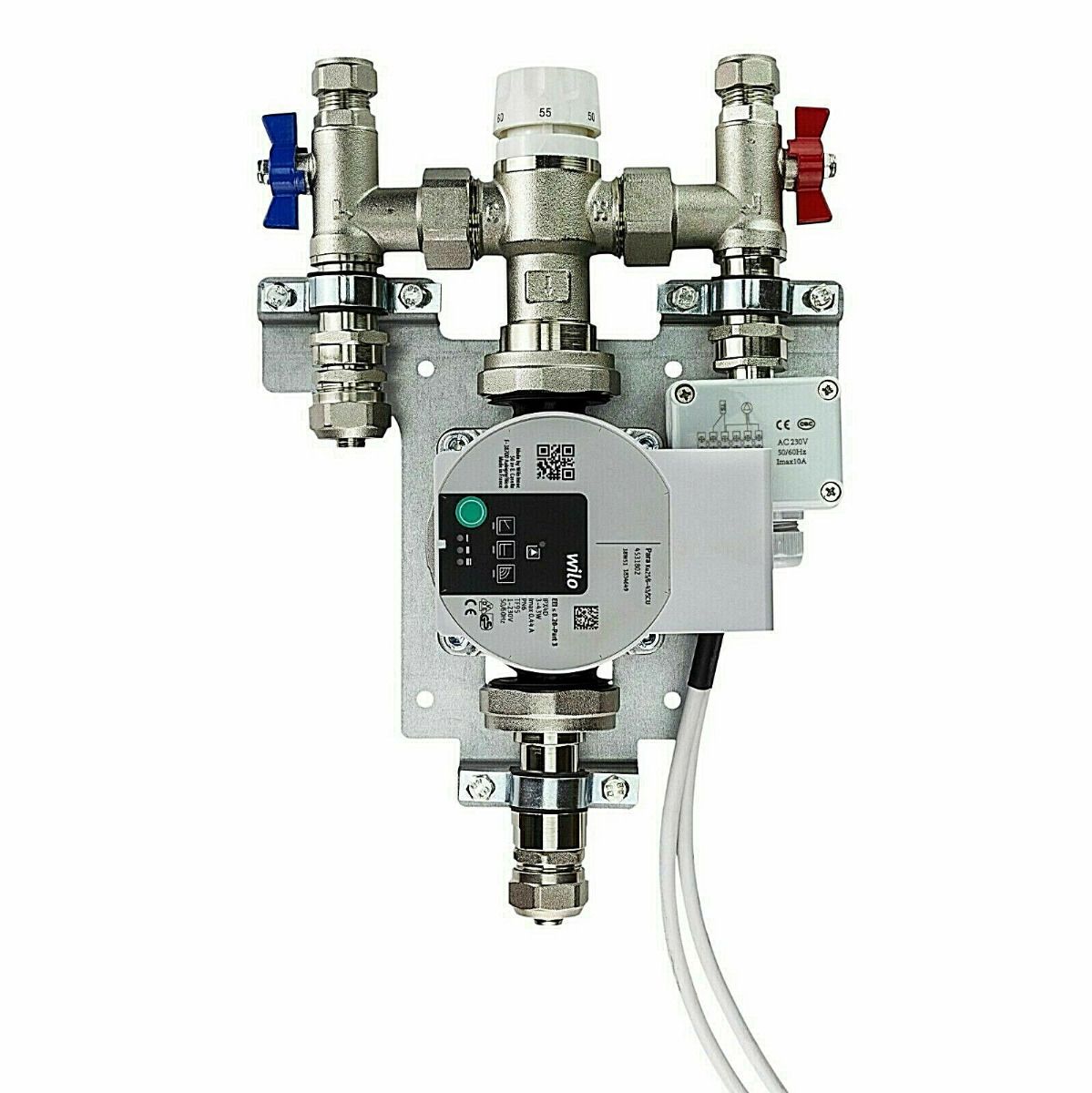 Underfloor Heating Single Zone/Room Manifold Pump Mixing Blending Valve