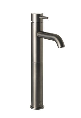 Just Taps VOS Brushed Black Single Lever Tall Basin Mixer