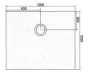 Novellini Timber Wet-Floor Kit 5 1200 x 1000mm Central (QKIT5G1)