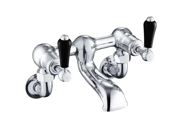 Just Taps Grosvenor Lever Black Edition Filler Wall Mounted