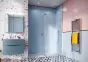Crosswater Shower Enclosures Design 8 Silver Walk In Retro Fit 90° Deflector Panel 300mm