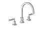 Saneux TEMPUS 3-hole basin mixer with pop-up waste