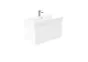 Saneux QUADRO 80cm Wall Mounted 1 Drawer Unit – Gloss White