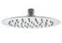 Just Taps Glide Ultra-Thin Round Fixed Shower Head 200mm - Chrome