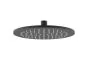Saneux COS Standard Round Shower Head 250mm x 8mm / Matte Black