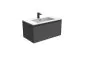 Saneux UNI 80cm 1 drawer wall mounted unit – Matte Anthracite
