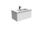 Saneux UNI 80cm washbasin 1TH – Gloss white