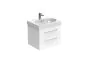 Saneux AUSTEN 60cm 2 drawer wall mounted unit – Gloss White