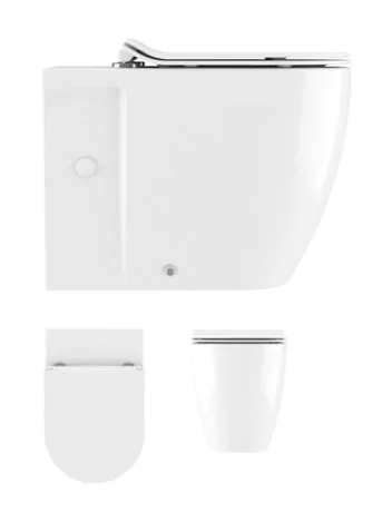 Crosswater Kai X Back to Wall Toilet with Soft Close Seat