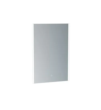 Saneux AIR 60cm electric mirror with vertical acrylic diffused profiles on 2 sides