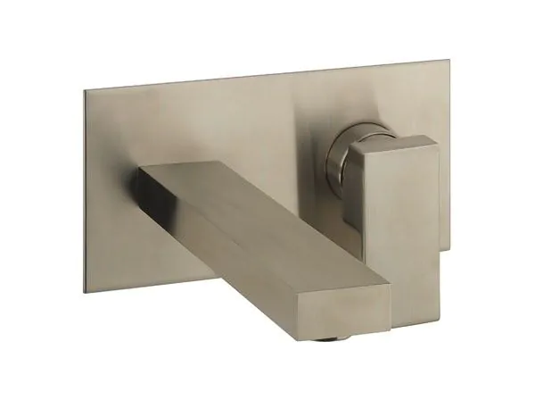Crosswater Verge Basin 2 Hole Set - Brushed Stainless Steel