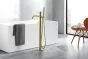 Just Taps VOS floor standing bath shower mixer with kit, HP 1