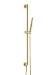 Just Taps Slide rail with pencil shower handle and hose Brushed Brass
