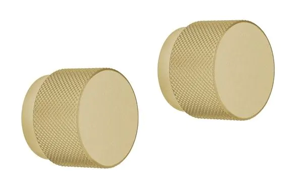 Crosswater Knurled Furniture Handle Brushed Brass