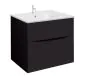 Crosswater Glide II 600 Unit with White Gloss Cast Mineral Marble Basin