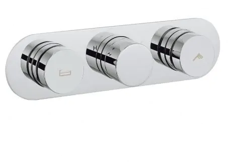 Crosswater Dial Bath Valve 2 Control with Central Trim