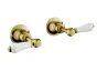 Just Taps Grosvenor Lever Antique Brass Edition Lever Wall Valves