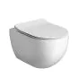 Crosswater Glide II Gloss White Wall Hung Rimless Toilet & Soft Close Seat