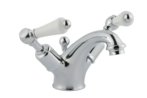 Just Taps Grosvenor Lever Basin Mixer With Pop Up Waste
