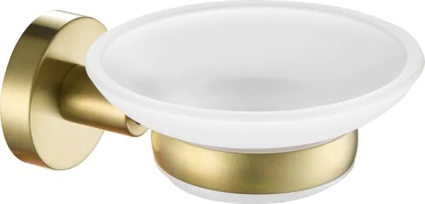 Just Taps VOS Brushed Brass Soap Dish