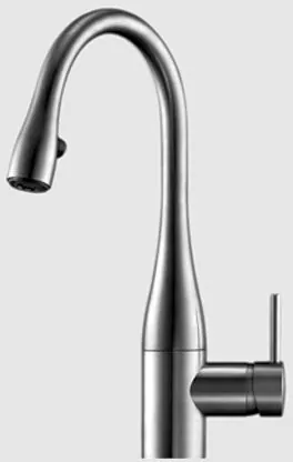 KWC EVE Single-Lever Pull Down Kitchen Faucet Chrome