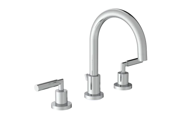 Saneux TEMPUS 3-hole basin mixer with pop-up waste